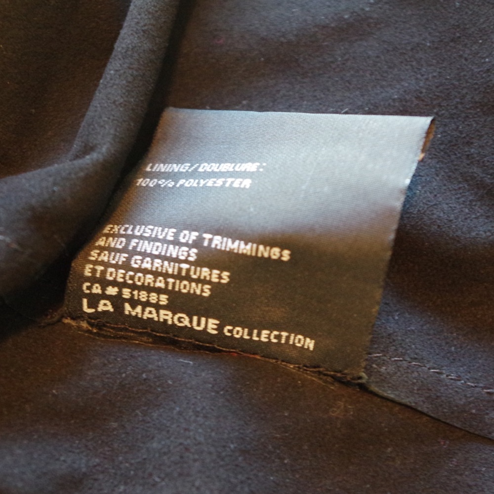 Lamarque Drape Front Suede Leather Jacket - image 7